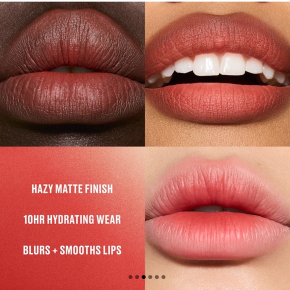 MAC POWDER KISS HAZY MATTE LIPSTICK - Devoted to chili - Picture 3 of 5